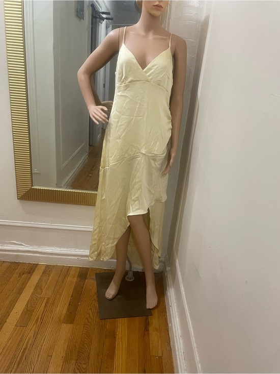 wild fable Dresses & Skirts - wild fable Pale Yellow Satin Slip Dress